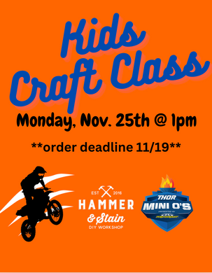 SOLD OUT - Mini O's- Kids Craft Workshop 11/25/2024 1pm-3pm