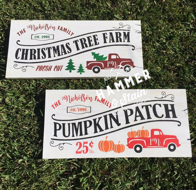 Holiday Truck Sign/Tray Gallery