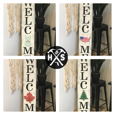 Interchangeable Welcome Sign Gallery