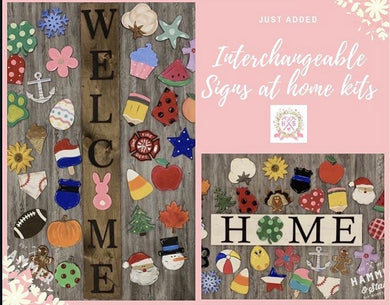 Interchangeable Shape Signs - Hammer @ Home