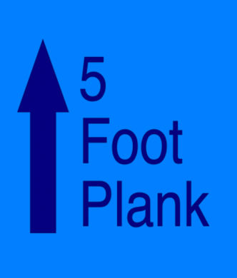 5 Foot Porch Plank
