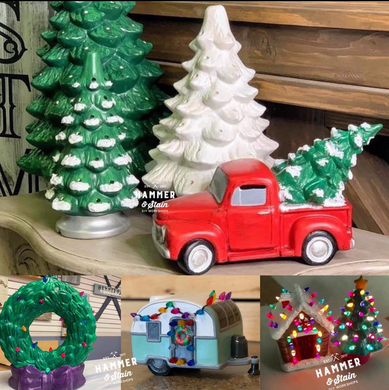 Ceramic Vintage Christmas Tree – Hammer & Stain Mobile
