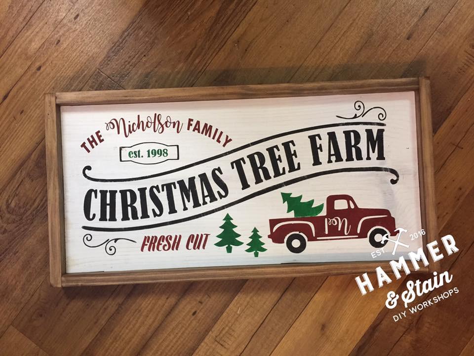 Holiday Truck Sign/Tray (Gallery)