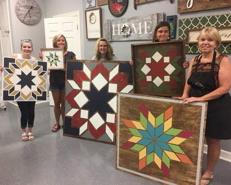 WOOD BARN QUILT SQUARES – Hammer & Stain Treasure Valley